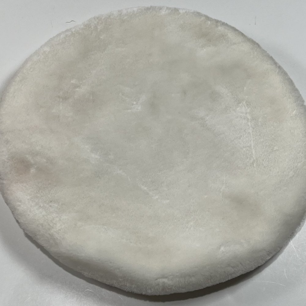 White Fleece Beret Fuzzy Soft One Size